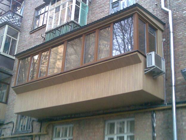 Нестандартный балкон